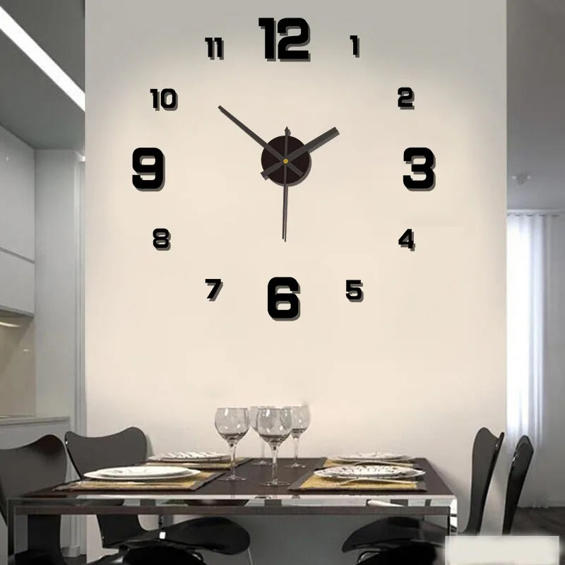 Moderne Uhr mit Freien Zahlen