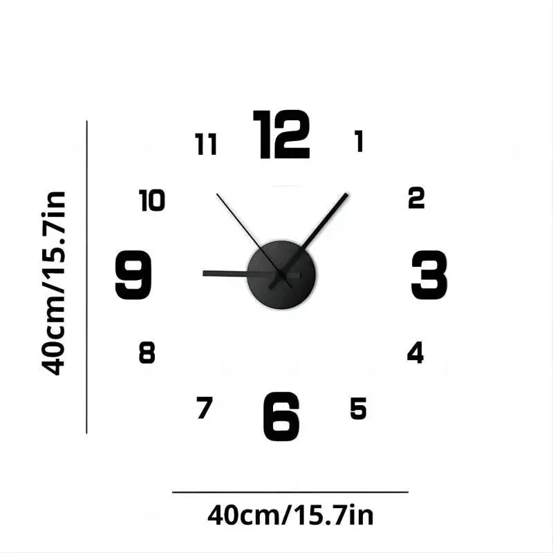 Moderne Uhr mit Freien Zahlen