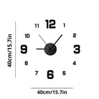 Moderne Uhr mit Freien Zahlen