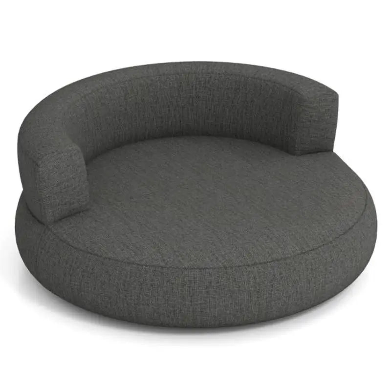 Aufblasbares Loungesofa mit abnehmbarem Bezug und großer Liegefläche – grauer Luftsessel für Wohnzimmer und Schlafzimmer
