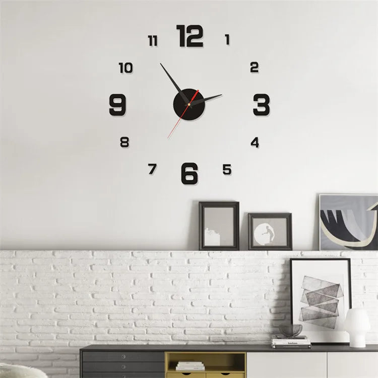 Moderne Uhr mit Freien Zahlen
