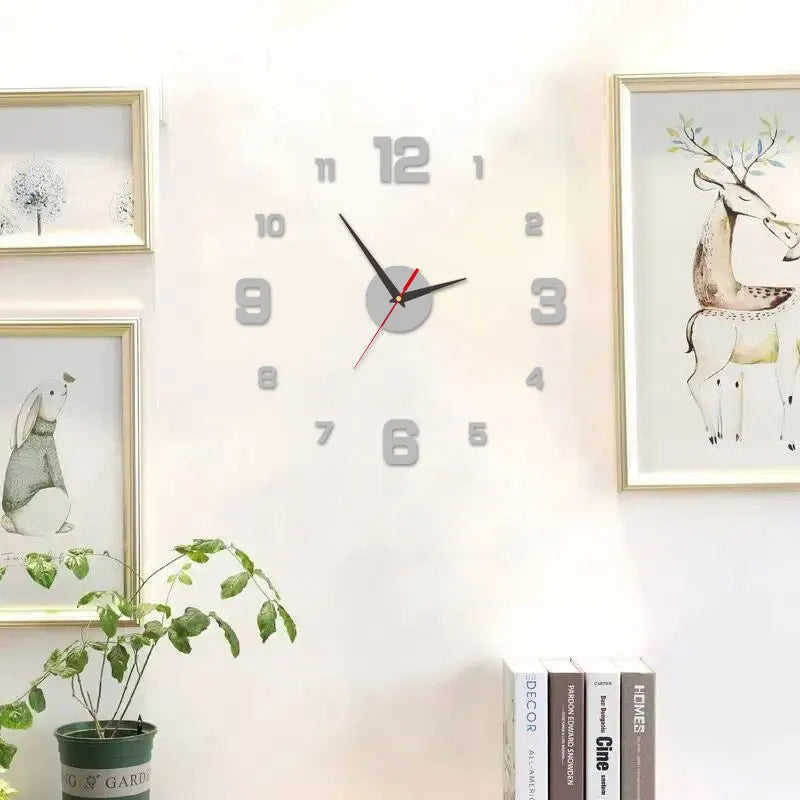Moderne Uhr mit Freien Zahlen