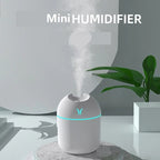 Hochwertiger 250-ml-USB-Mini-Luftbefeuchter mit Ultraschalltechnologie und LED-Farbbeleuchtung – leiser Aroma-Diffusor für Zuhause und Auto